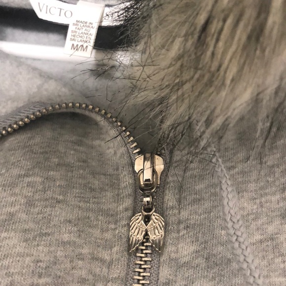 SOLD Victoria’s Secret Faux Fur Lined Hoodie - Picture 2 of 7